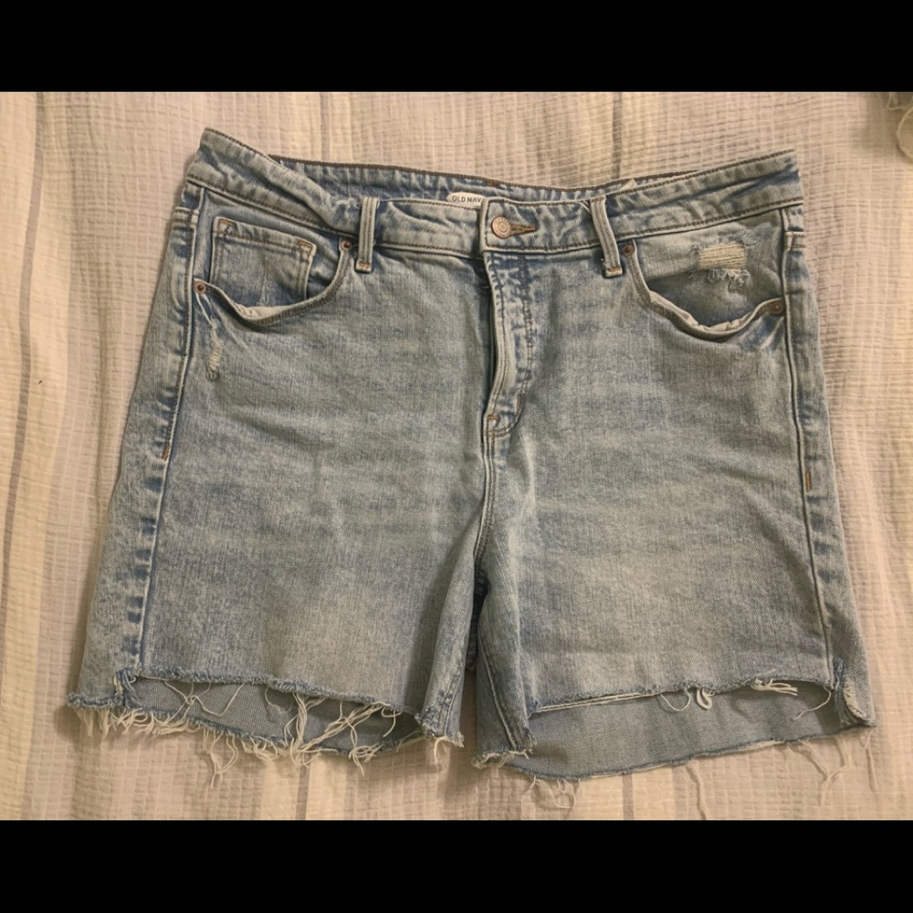 ⭐️ 2/$25 High Rise Power Straight Cut Off Shorts